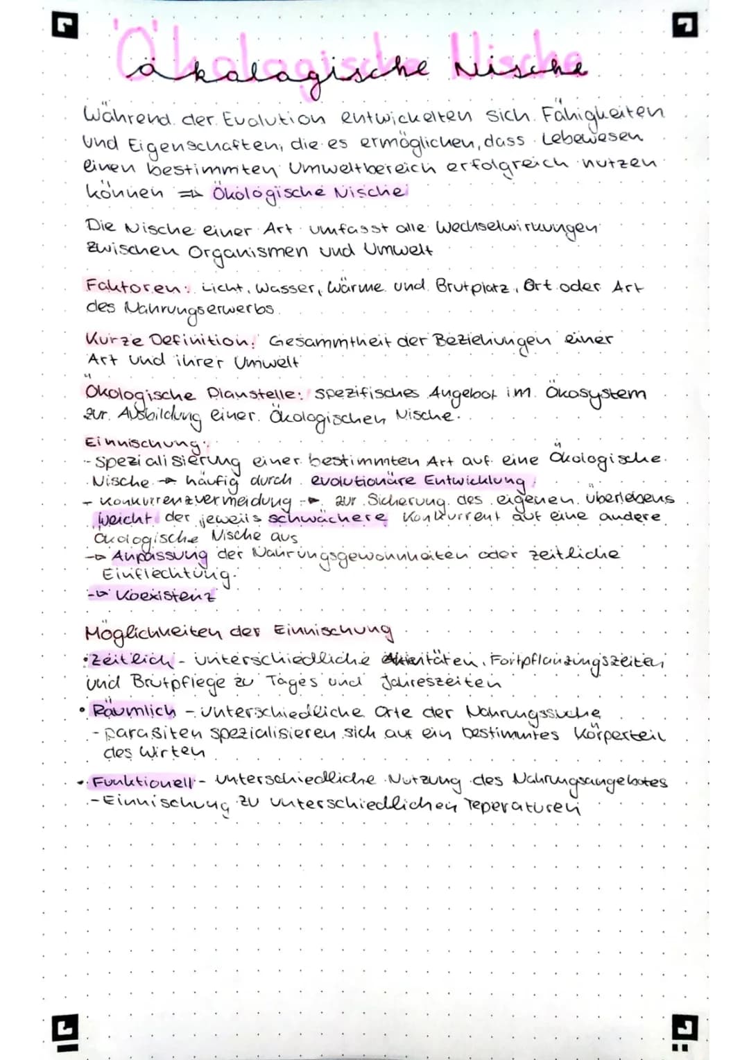 Ökologische Nische 