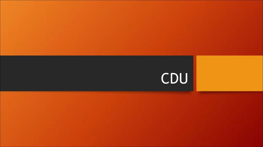 Die  CDU
