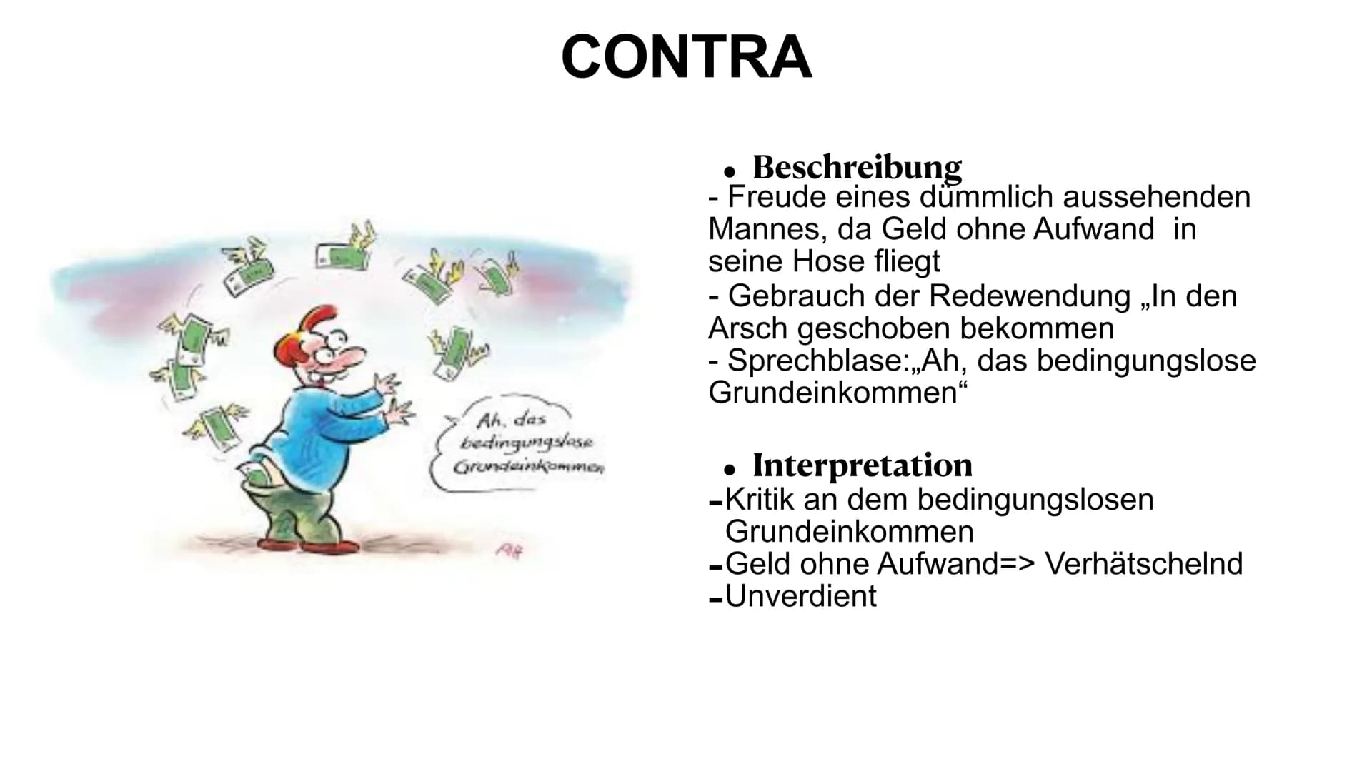 BEDINGUNGSLOSES
GRUNDEINKOMMEN
EA043 Bedingungsloses Grundeinkommen
Inhalt
A Definition
B Pro
C Contra
D Auflistung der Argumente
E Allgemei