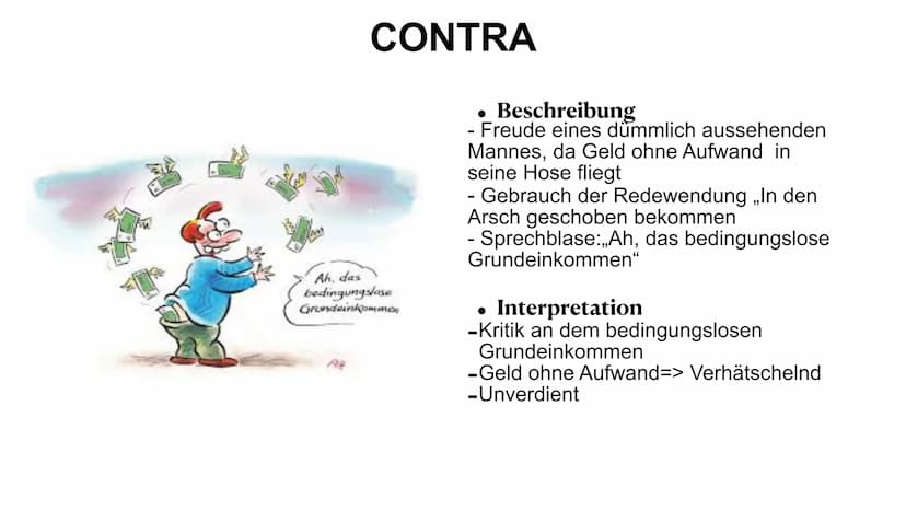 BEDINGUNGSLOSES
GRUNDEINKOMMEN
EA043 Bedingungsloses Grundeinkommen
Inhalt
A Definition
B Pro
C Contra
D Auflistung der Argumente
E Allgemei