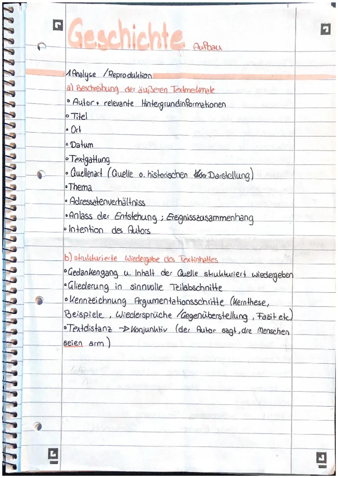 Klausur Aufbau Oberstufe