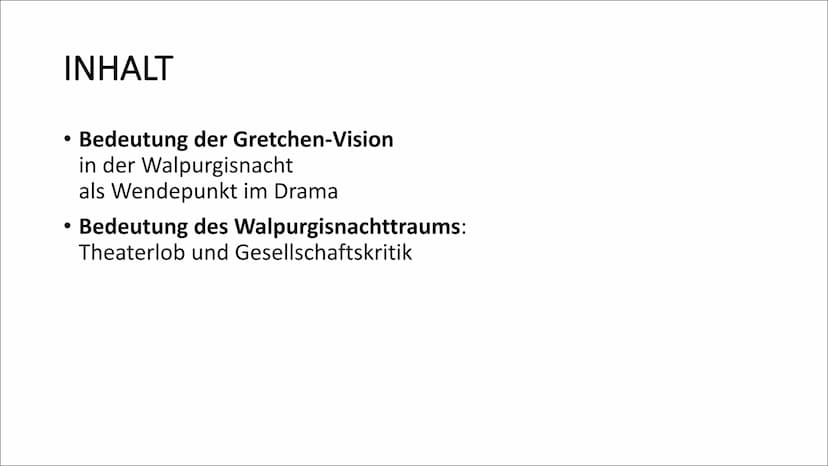 WALPURGISNACHT
& WALPURGISNACHTSTRAUM
IHRE BEDEUTUNG FÜR DAS DRAMA
November 2021 - Chris INHALT
• Walpurgisnacht & Walpurgisnachtstraum:
ein