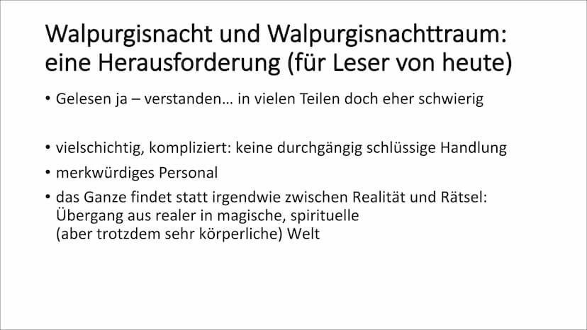WALPURGISNACHT
& WALPURGISNACHTSTRAUM
IHRE BEDEUTUNG FÜR DAS DRAMA
November 2021 - Chris INHALT
• Walpurgisnacht & Walpurgisnachtstraum:
ein