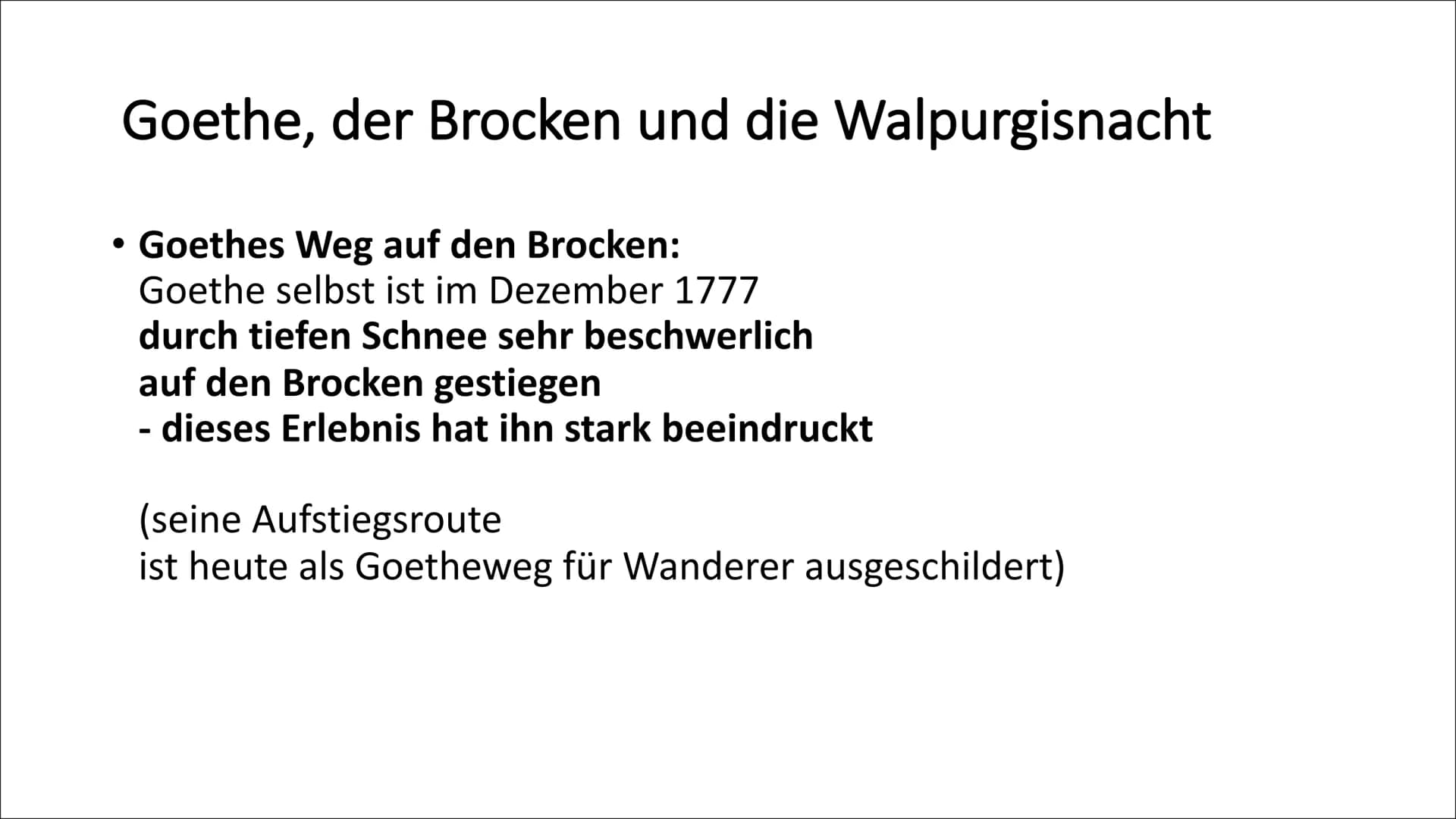 WALPURGISNACHT
& WALPURGISNACHTSTRAUM
IHRE BEDEUTUNG FÜR DAS DRAMA
November 2021 - Chris INHALT
• Walpurgisnacht & Walpurgisnachtstraum:
ein