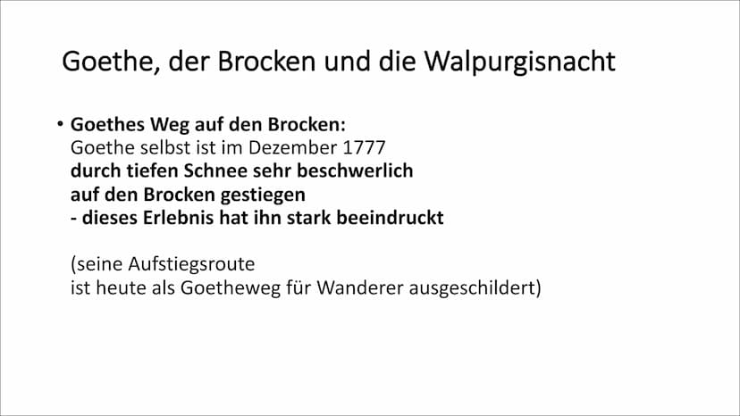 WALPURGISNACHT
& WALPURGISNACHTSTRAUM
IHRE BEDEUTUNG FÜR DAS DRAMA
November 2021 - Chris INHALT
• Walpurgisnacht & Walpurgisnachtstraum:
ein