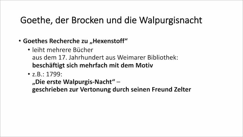 WALPURGISNACHT
& WALPURGISNACHTSTRAUM
IHRE BEDEUTUNG FÜR DAS DRAMA
November 2021 - Chris INHALT
• Walpurgisnacht & Walpurgisnachtstraum:
ein