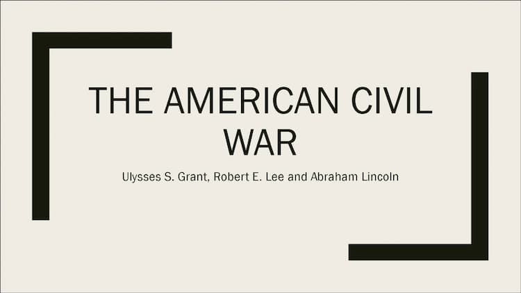 Know Civil war - a presentation thumbnail