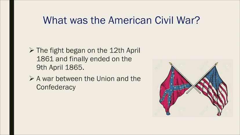 THE AMERICAN CIVIL
WAR
Ulysses S. Grant, Robert E. Lee and Abraham Lincoln ■ 1. What defines a civil war?
-
Outline
1.1. What was the Americ