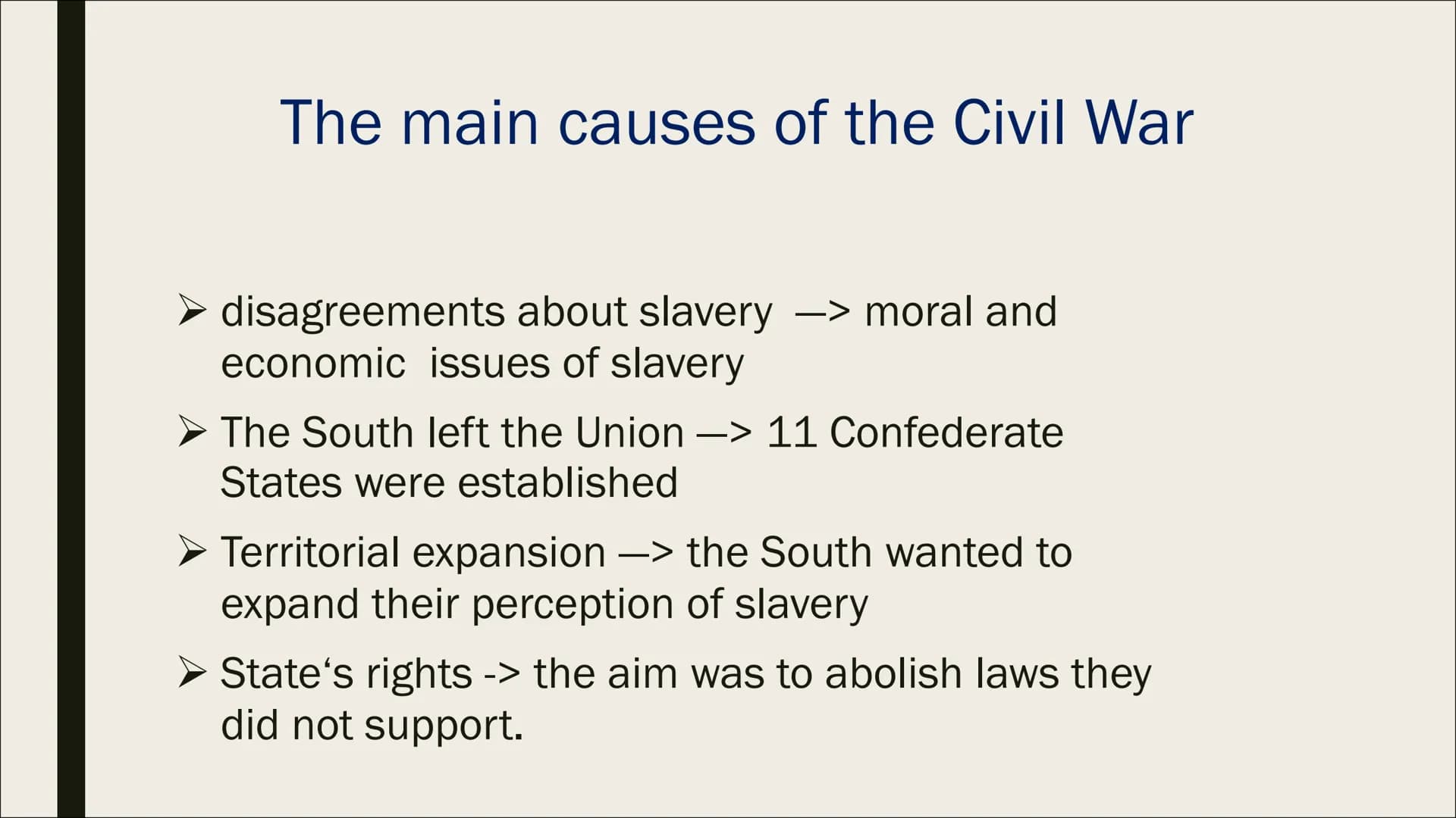 THE AMERICAN CIVIL
WAR
Ulysses S. Grant, Robert E. Lee and Abraham Lincoln ■ 1. What defines a civil war?
-
Outline
1.1. What was the Americ