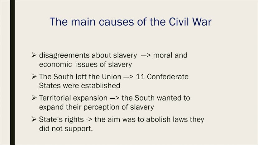 THE AMERICAN CIVIL
WAR
Ulysses S. Grant, Robert E. Lee and Abraham Lincoln ■ 1. What defines a civil war?
-
Outline
1.1. What was the Americ