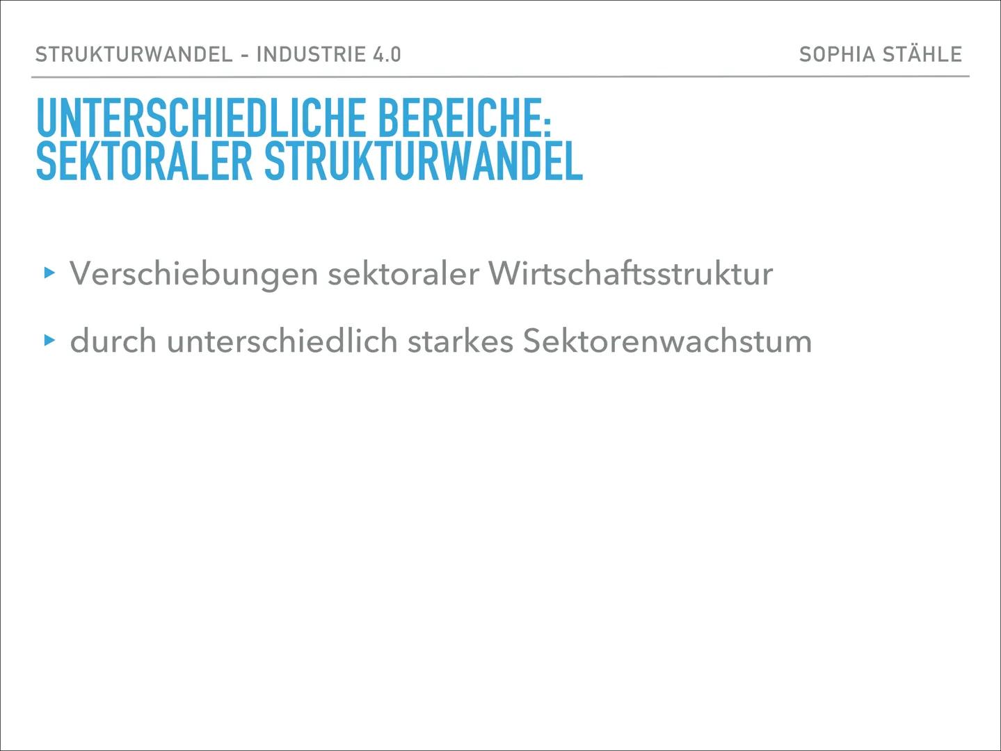 „IN TIMES OF
CHANGE THE
GREATEST DANGER
IS TO ACT WITH
YESTERDAYS
LOGIC"

Peter Drucker SOPHIA STÄHLE

STRUKTURWANDEL -
INDUSTRIE 4.0 SOPHIA