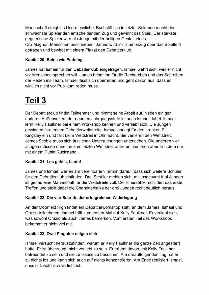 Nennt mich nicht Ismael
Inhaltsangabe/Zusammenfassung
2006 erschien der Jugendroman „Don't Call Me Ishmael!" des australischen Autors
Michae