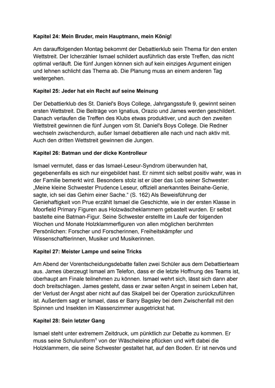 Nennt mich nicht Ismael
Inhaltsangabe/Zusammenfassung
2006 erschien der Jugendroman „Don't Call Me Ishmael!" des australischen Autors
Michae