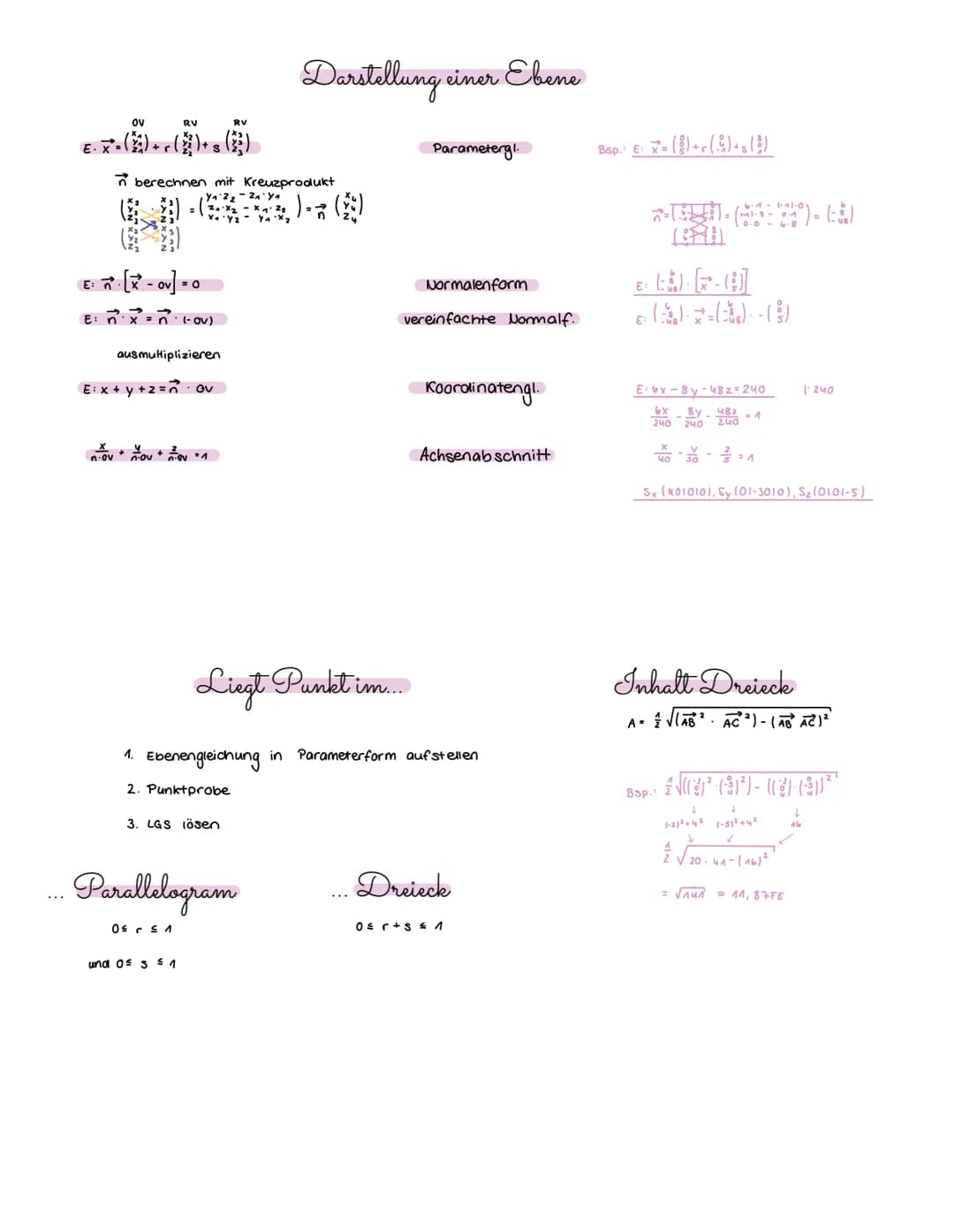 Definition
·Verschiebung im Raum z.B. von Punkt A nach B (AB)
·sie haben eine Länge, Richtung & Orientierung
(9₂)
In der Ebene
Analog im Rau