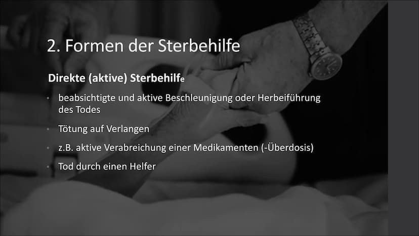 Sterbehilfe
Anita Sinkewitsch, re101 (ZIM) Gliederung
1.
Begriffserklärung Sterbehilfe
2. Formen der Sterbehilfe
3.
Patientenverfügung
4. Re