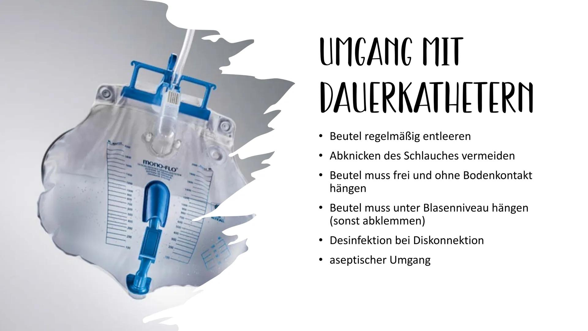 GOY
KATHETERISMUS ZIEL
freier Zugang zur Harnblase durch die Harnröhre diagnostisch
Uringewinnung
Laborproben
INDIKATIONEN
Überwachung
Menge