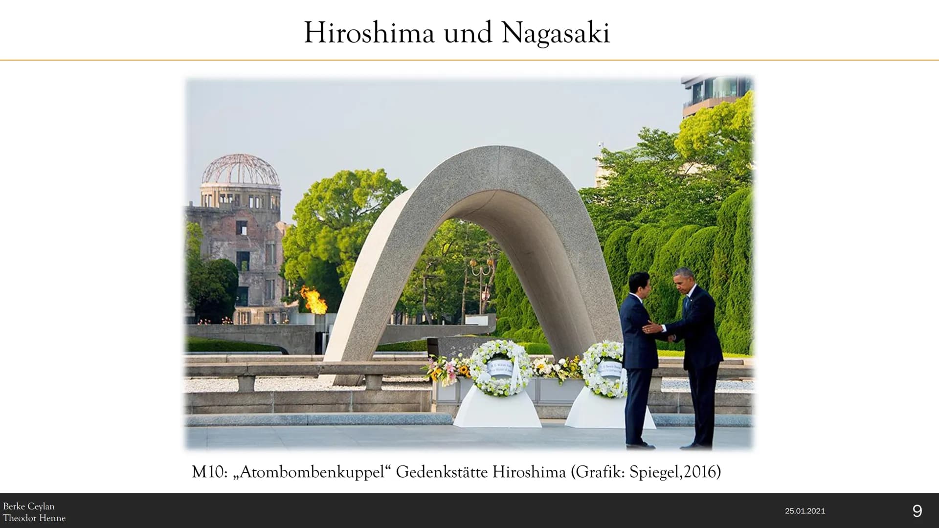 M1:Atompilz von ,,Fat Man"(Grafik aus
Wikipedaia",9.8.1945)
Hiroshima und
Nagasaki
Die Atombombenabwürfe über Japan vor 75
Jahren:
Ermordung