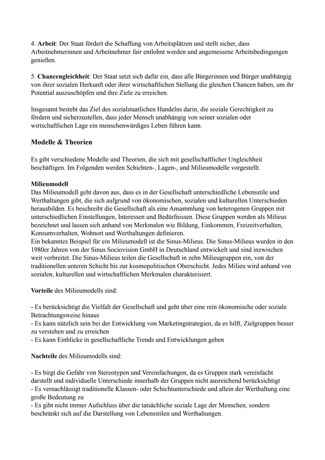 Strukturen, sozialer Ungleichheit, sozialer Wandel und soziale Sicherung
Erscheinungsformen sozialer Ungleichheit:
1. Einkommens- und Vermög