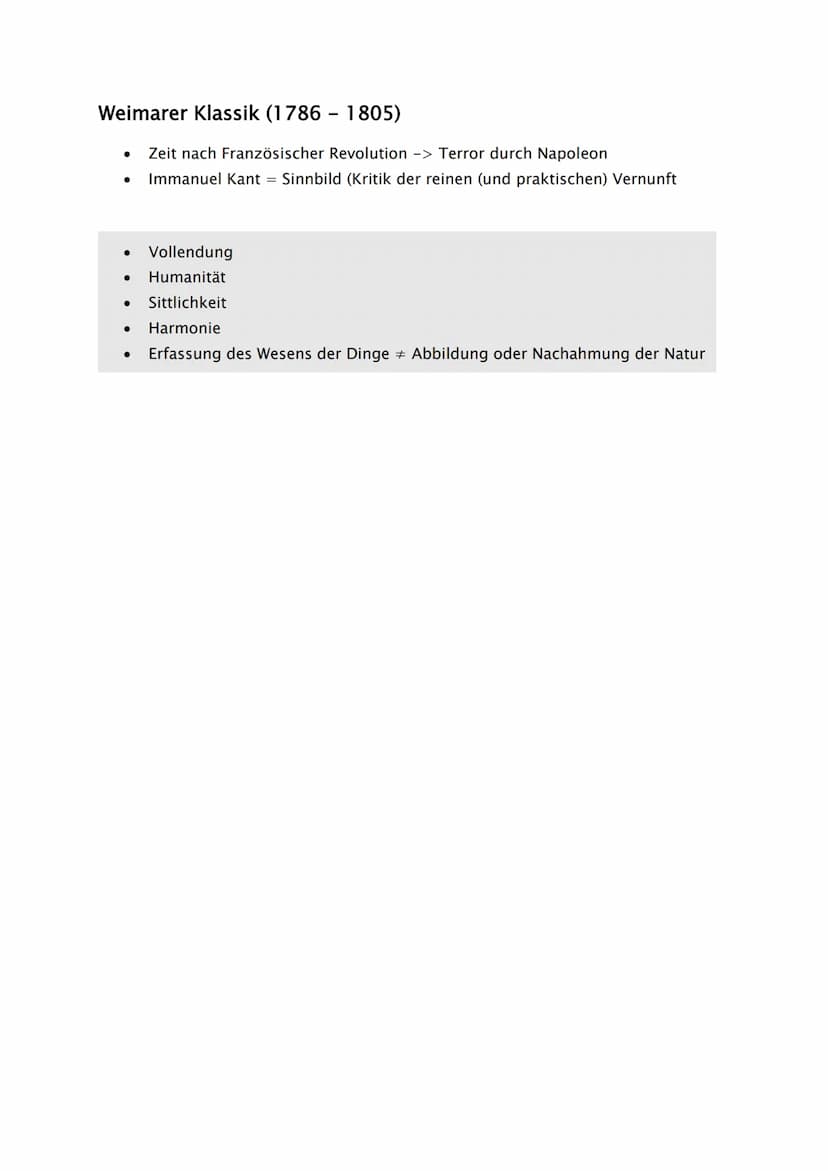 Aufklärung (1720 -1800)
,,Habe Mut, dich deines eigenen Verstandes zu bedienen"
,,Wissen ist Macht"
● Freiheit
● Gleichheit
● Toleranz
Ratio