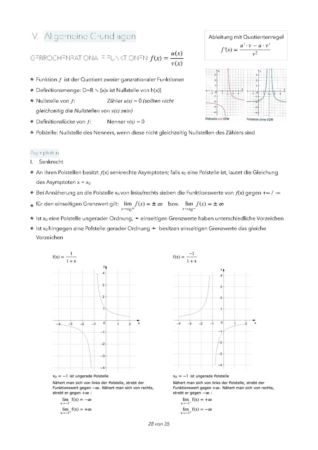 GEBROCHENRATIONALE FUNKTIONEN