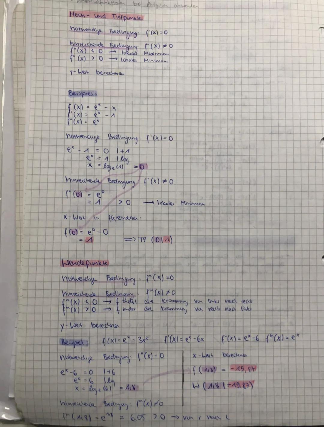 2
Potenzregel
Beispiel :
Faktorregel
Beispiel:
bei konstantem
Beispiel:
f(x) = C-u (x)
Summen regel
Beispiel
Abeitungsregeln
f'(x) = 4x³
:
B