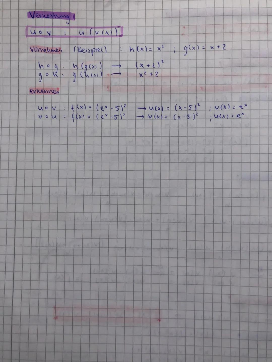 2
Potenzregel
Beispiel :
Faktorregel
Beispiel:
bei konstantem
Beispiel:
f(x) = C-u (x)
Summen regel
Beispiel
Abeitungsregeln
f'(x) = 4x³
:
B