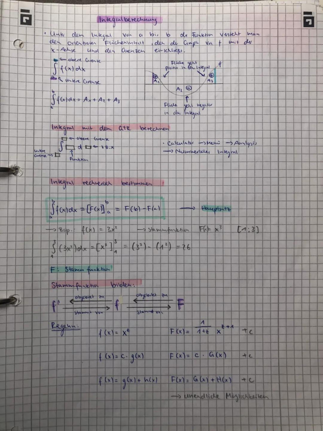 2
Potenzregel
Beispiel :
Faktorregel
Beispiel:
bei konstantem
Beispiel:
f(x) = C-u (x)
Summen regel
Beispiel
Abeitungsregeln
f'(x) = 4x³
:
B