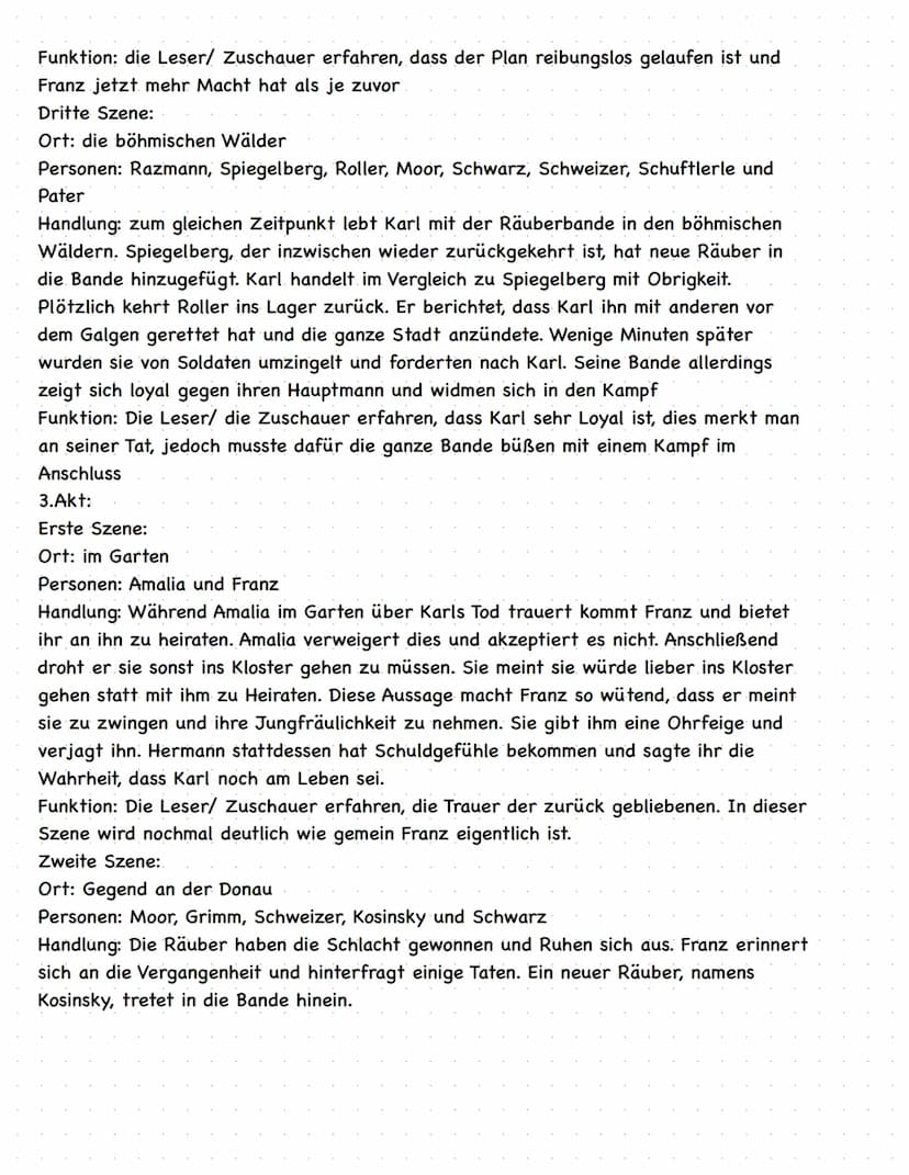 Einfach Deutsch
Verlag: Schöningh
westermann
Druck von 2022
Die Räuber von Friedrich Schiller
Zusammenfassung
In Schillers ,,Die Räuber" geh