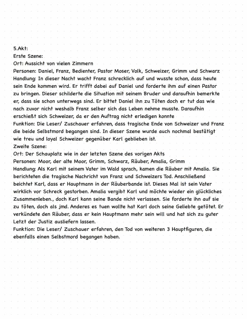 Einfach Deutsch
Verlag: Schöningh
westermann
Druck von 2022
Die Räuber von Friedrich Schiller
Zusammenfassung
In Schillers ,,Die Räuber" geh