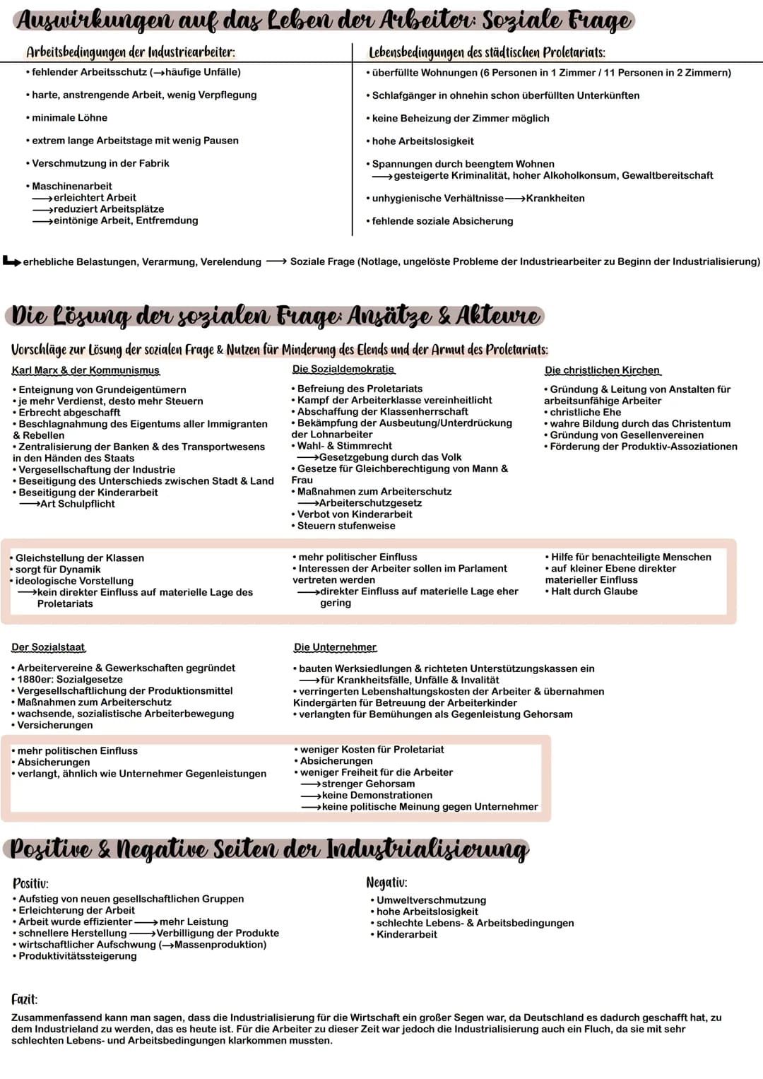 Industrialisierung
Definition:
• technischer, wirtschaftlicher & sozialer Wandel
→veränderte die agrarisch geprägte Gesellschaft innerhalb
w