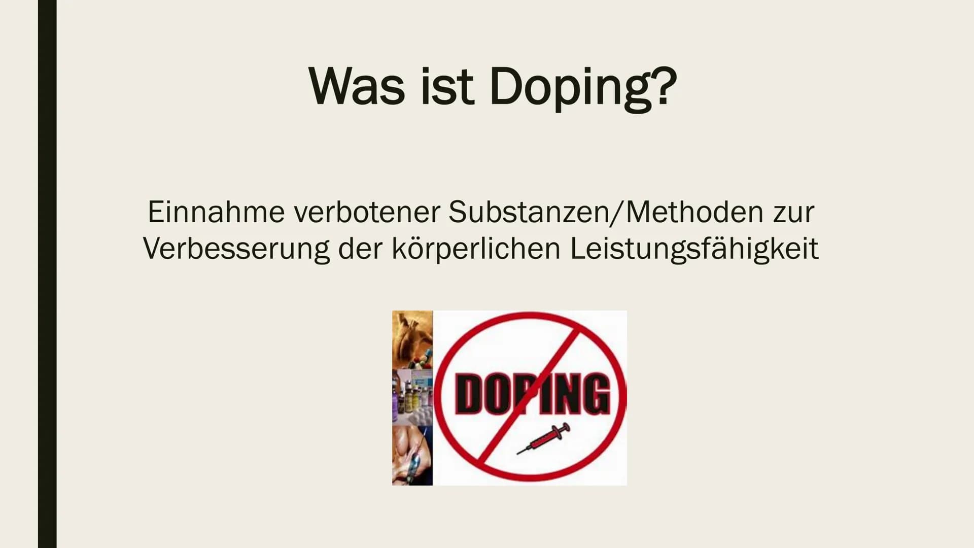 DOPING
GFS in BIO
mmmm BP
,,Put me back on my bike"
-Tom Simpson Leistungsbereitschaft in %
100
80
60
40
0
Die Leistungsbereitschaft
im Tage