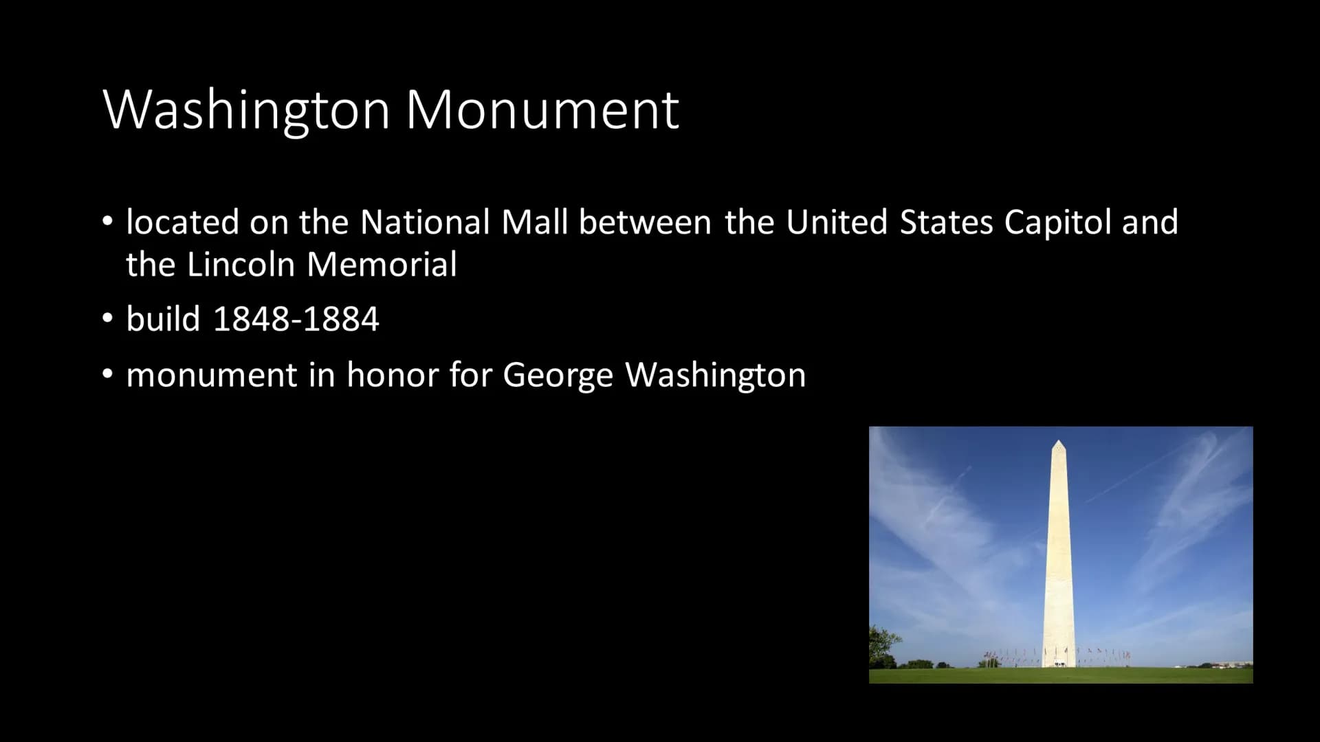 Washington D.C. Index
Basic Information
• History
●
Economy
Politics
• Lincoln Memorial
●
●
●
The White House
• United States Capitol
• Wash