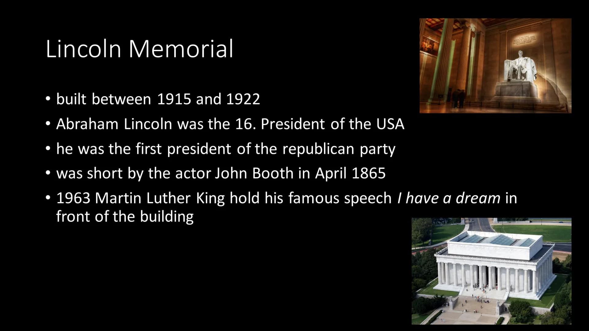 Washington D.C. Index
Basic Information
• History
●
Economy
Politics
• Lincoln Memorial
●
●
●
The White House
• United States Capitol
• Wash