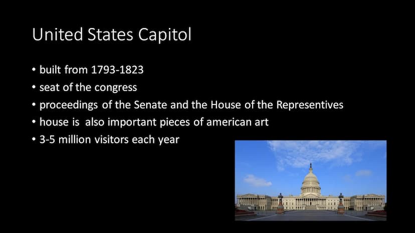 Washington D.C. Index
Basic Information
• History
●
Economy
Politics
• Lincoln Memorial
●
●
●
The White House
• United States Capitol
• Wash