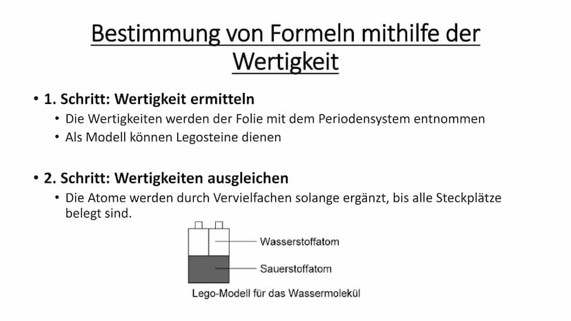 Chemie Vom Namen zur Molekülformel (Summenformel)
• Wie kann man anhand des Namens einer Verbindung die
Summenformel ermitteln?
• Woher weiß