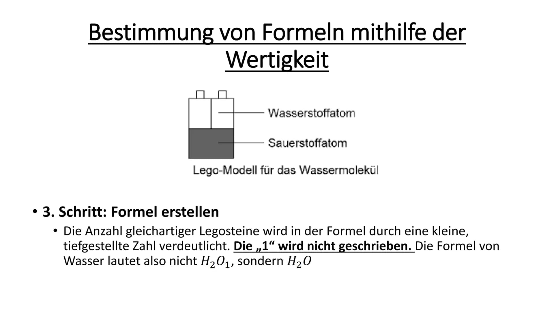 Chemie Vom Namen zur Molekülformel (Summenformel)
• Wie kann man anhand des Namens einer Verbindung die
Summenformel ermitteln?
• Woher weiß