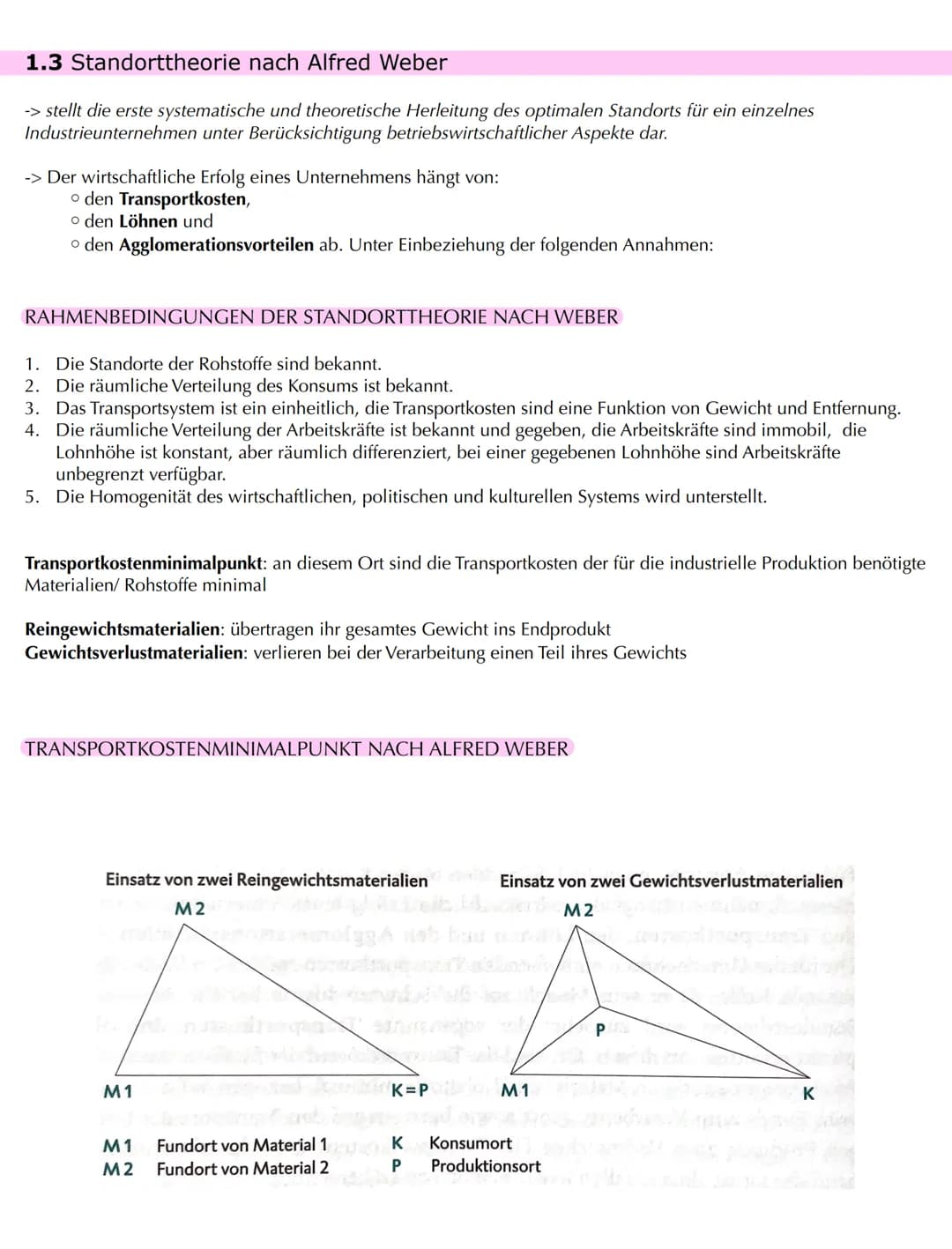 Bedeutungswandel von Standortfaktoren
1) Wandel von Standortfaktoren
-> als Folge technischen Fortschritts, veränderte Nachfrage und politis
