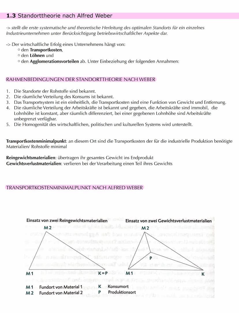 Bedeutungswandel von Standortfaktoren
1) Wandel von Standortfaktoren
-> als Folge technischen Fortschritts, veränderte Nachfrage und politis