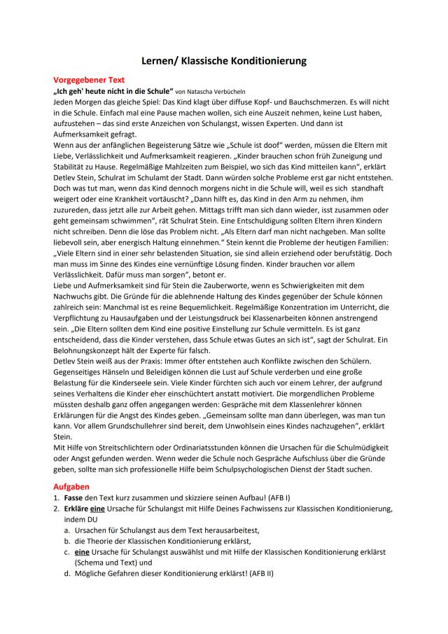 Know Pädagogik - "Sachtext" - Klassische Konditionierung thumbnail