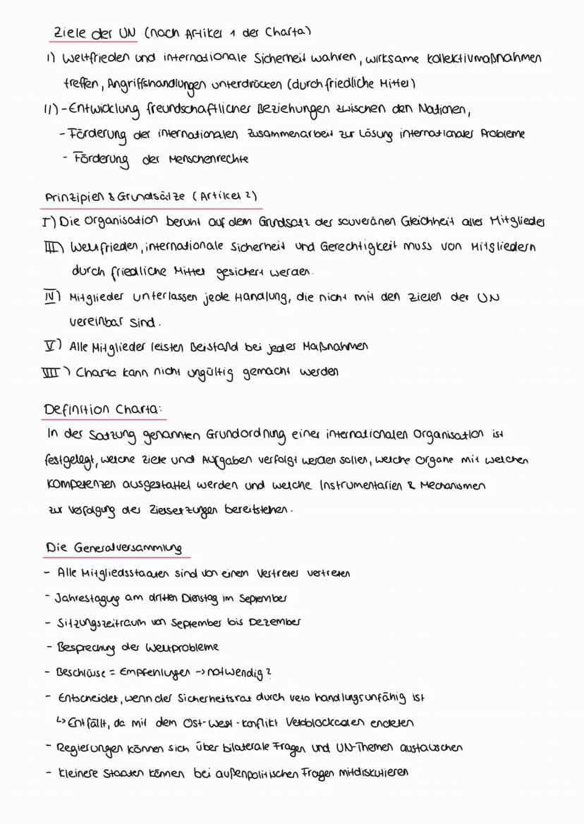 Die UNO-Vereinte Nationen
Steckbrief:
Gründung: 26.Juni 1945
Hauptsitz: New York i Nebensitze: Genf, Wien, Nairobi, Brüssel, Bonn
Mitglieder