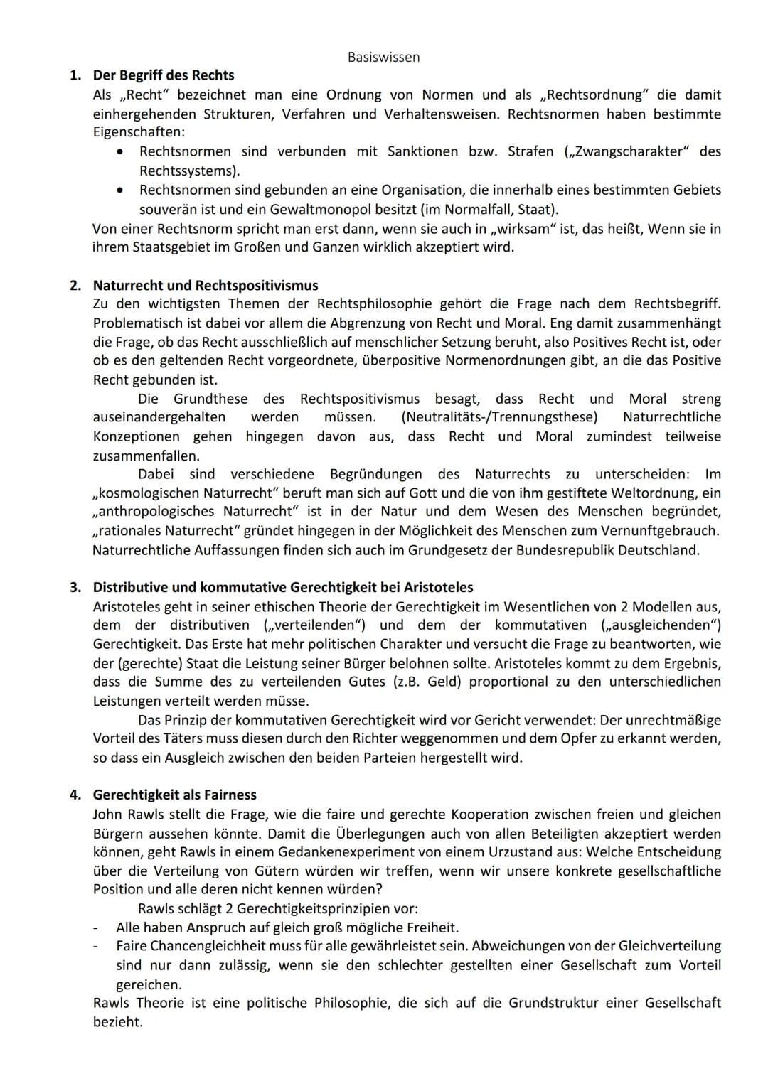 Formale Bestimmung:
● normative Ordnung menschlichen
Verhaltens (Zwangscharakter)
verpflichtend
Funktionen des Rechts:
1. Recht schafft die 