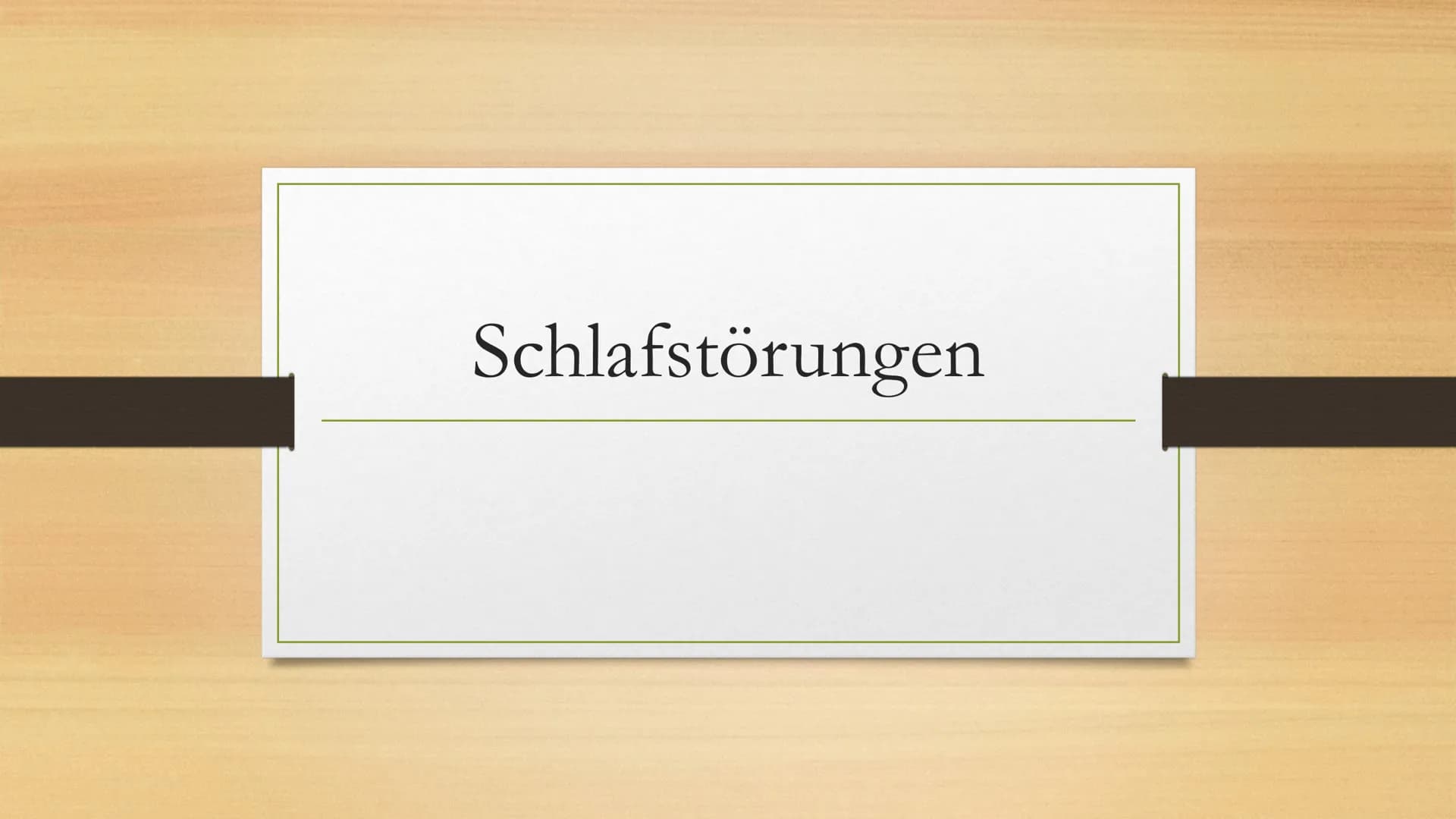 Schlafstörungen 1.
2. Schlaf
3. Schlafstörungen
3.1 Schnarchen
3.2 Schlafapnoe
3.3 Narkolepsie
3.4 Zirkadiane
3.5 Parasomnie
Einleitung
4. M