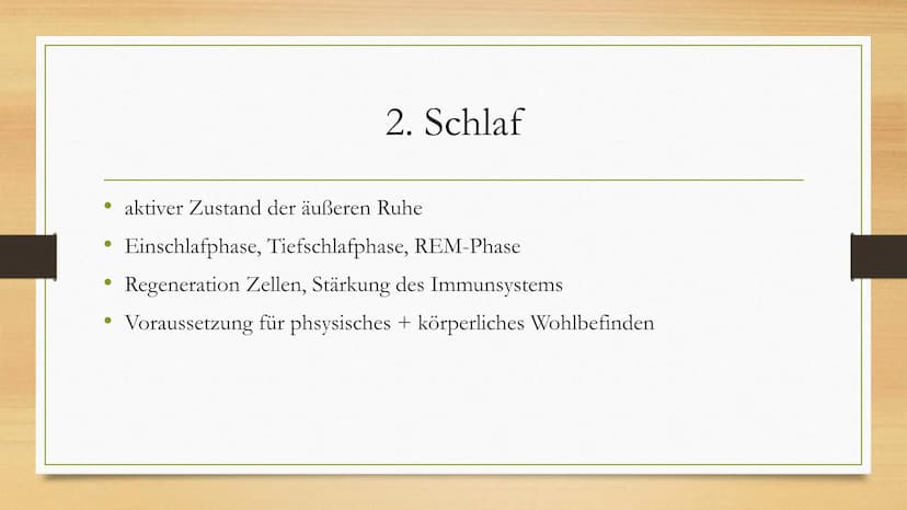 Schlafstörungen 1.
2. Schlaf
3. Schlafstörungen
3.1 Schnarchen
3.2 Schlafapnoe
3.3 Narkolepsie
3.4 Zirkadiane
3.5 Parasomnie
Einleitung
4. M