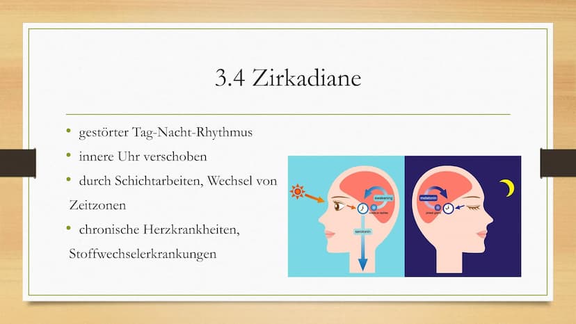 Schlafstörungen 1.
2. Schlaf
3. Schlafstörungen
3.1 Schnarchen
3.2 Schlafapnoe
3.3 Narkolepsie
3.4 Zirkadiane
3.5 Parasomnie
Einleitung
4. M