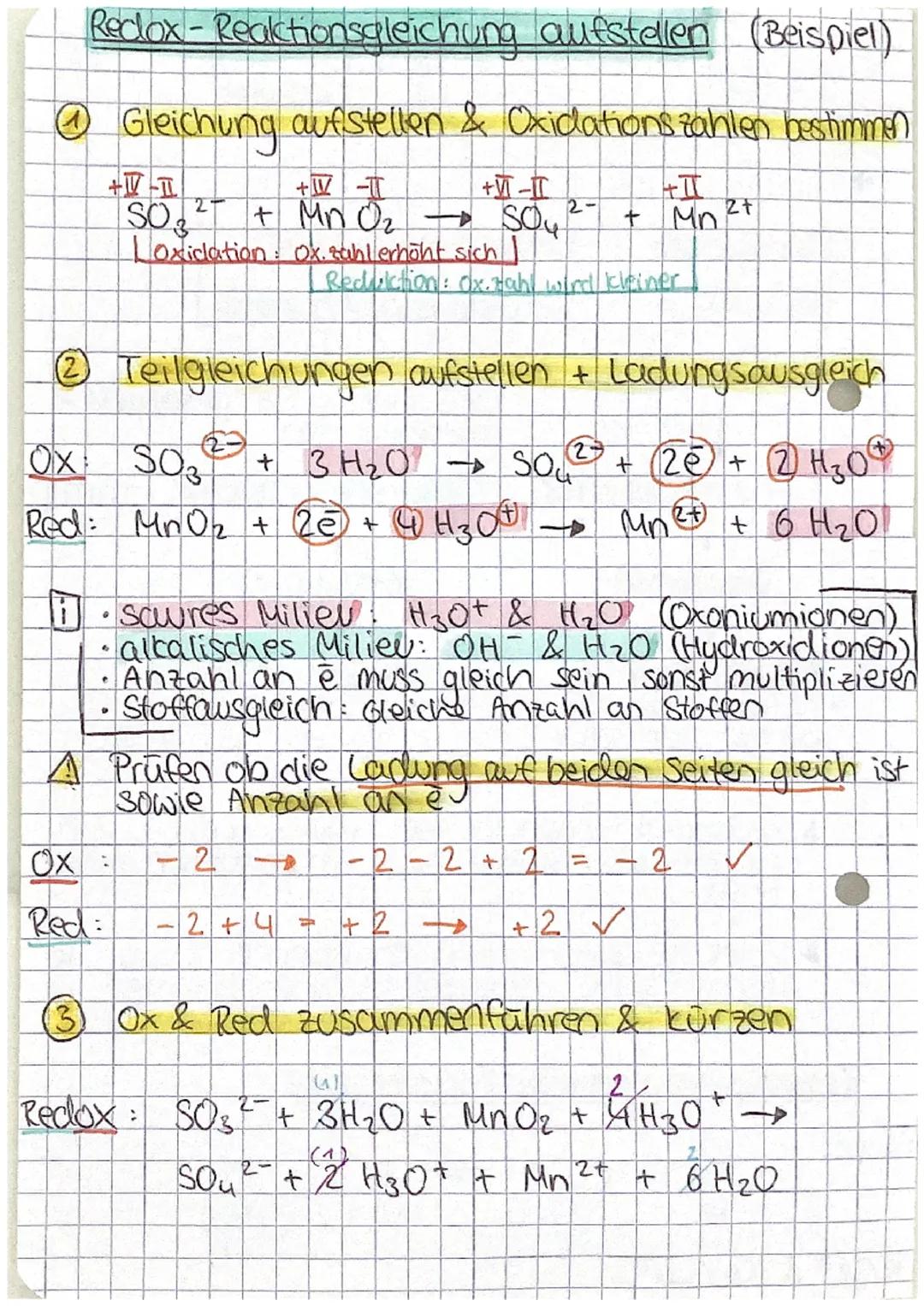# Oxidation & Reduktion

* Formulierung von Redoxreaktionen

[Oxidation = Elektronenabgabe]

[Reduktion = Electronenauthahme]

Redoxreaktion