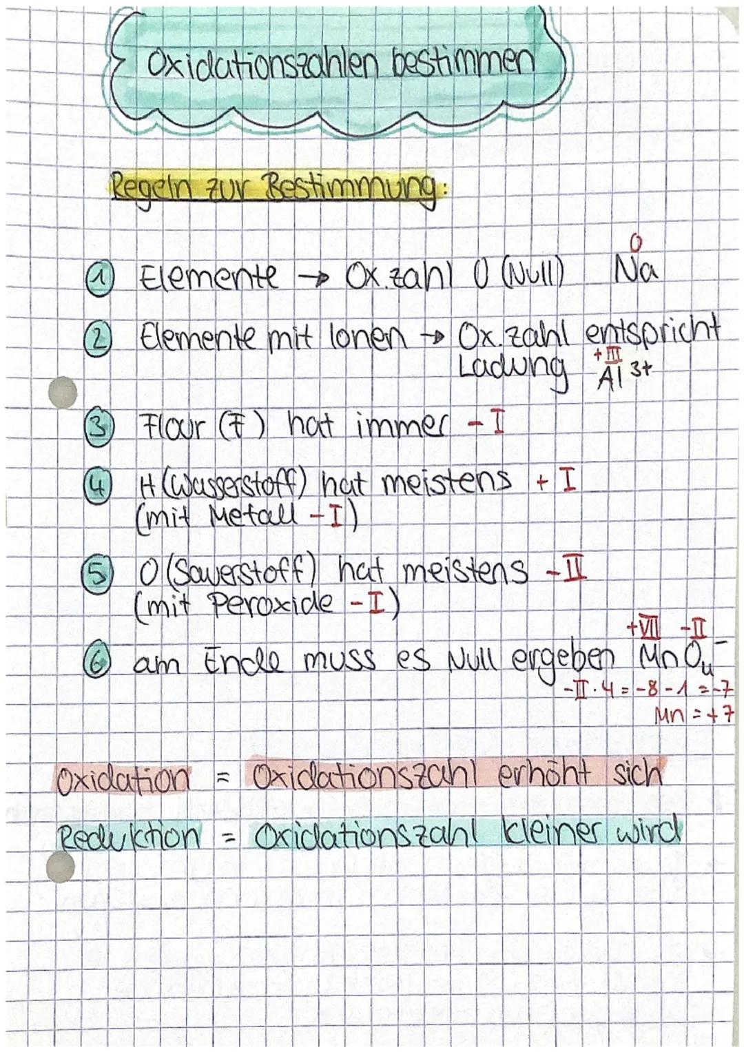 # Oxidation & Reduktion

* Formulierung von Redoxreaktionen

[Oxidation = Elektronenabgabe]

[Reduktion = Electronenauthahme]

Redoxreaktion