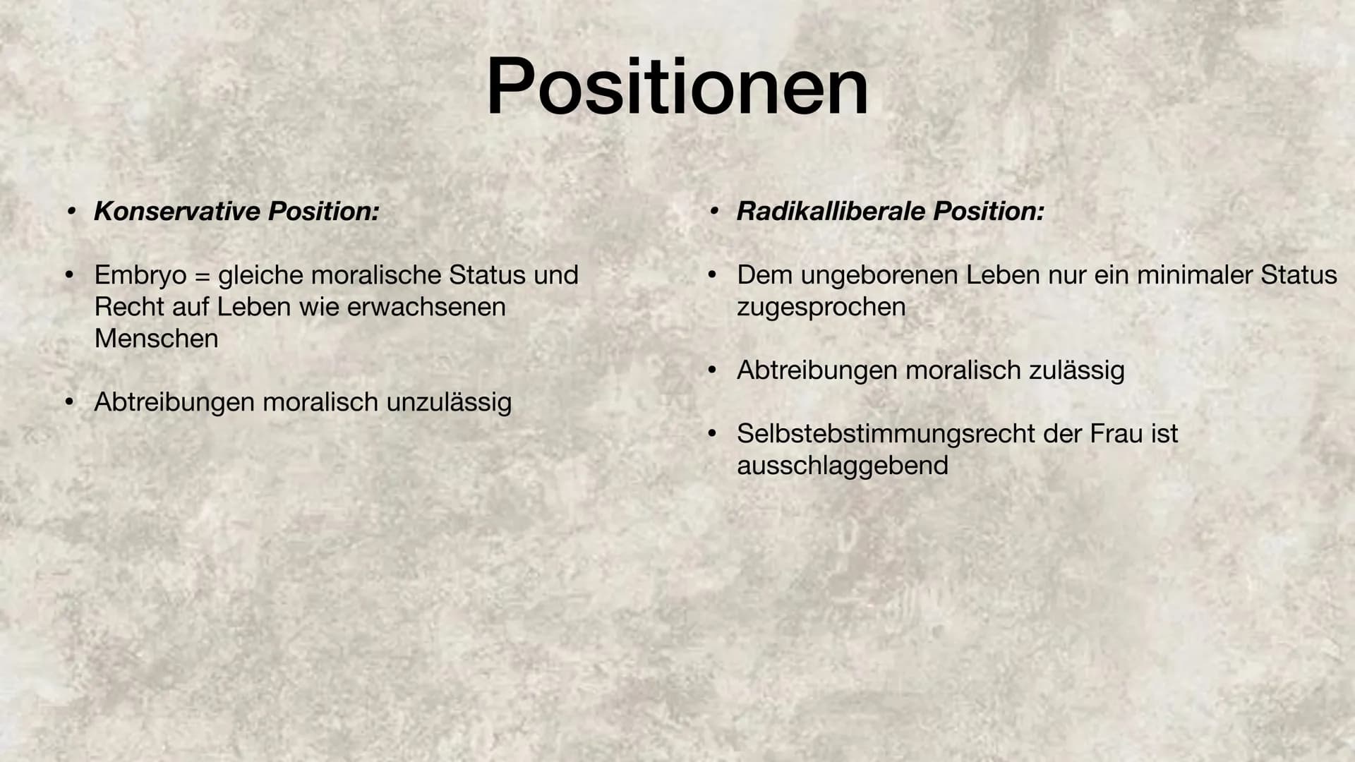 Schwangerschaftsabbruch ●
●
●
Allgemeine Informationen
Abtreibungsrate/ Abtreibungen in den Altersgruppen
Indikationen
Mögliche Folgen
• Pos