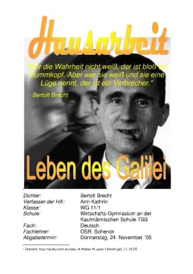 Know "Leben des Galilei" / Bertolt Brecht thumbnail