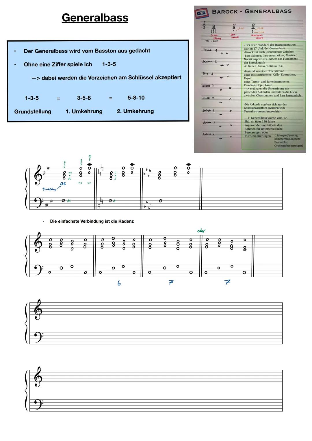 # Generalbass basso continuo

meil fortisurfender Band

Generalbass

Barock
1600-1750

↓

'Generalbass-
Zeitalter'

Tane, die zum Basston hi