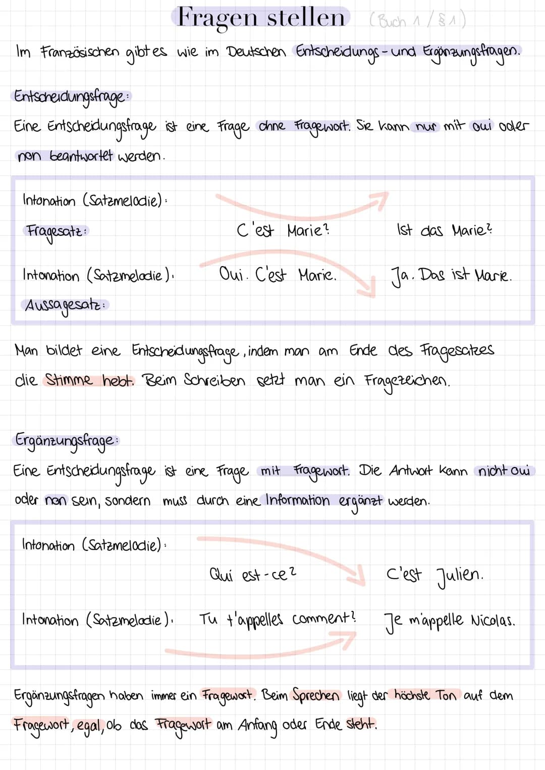 Fragen stellen Buch 4/8.9.
Es gibt auch eine andere Form der Fragestellung. Hier stents wies geht!
Entscheidungsfragen
Entscheidungsfragen k